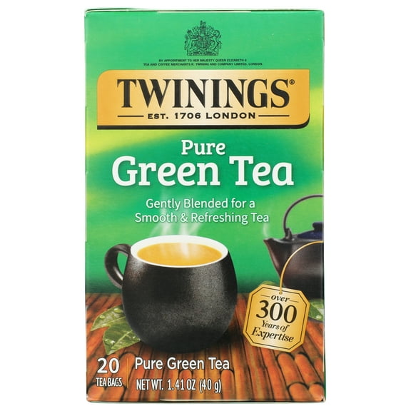 Pack of 6, Twining Pure Green Tea, 1.41 oz