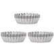 thumbnail image 4 of Juego de moldes para tarta de huevo de acero inoxidable, 12 moldes redondos para pasteles, Ideal para hornear en cocina y pastelería, 4 of 10