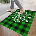 thumbnail image 3 of Irish Green Clover Shamrock Doormats,Non Slip Absobant Welcome Mats Funny Floor Door Mats for Indoor Outdoor Bathroom, 3 of 6