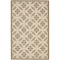 thumbnail image 1 of Safavieh Courtyard 9' X 12' Power Loomed Rug in Beige and Dark Beig, 1 of 1