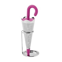 Stainless Steel Umbrella Tea Strainer - Food Grade Hanging Tea Filter for Loose Leaf Tea - Easy to Clean & Reusable - Cute Novelty Tea Brewing Accessory for Home & Office