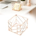 thumbnail image 3 of 2 Pcs Metal Memo Cube Holder Set, Desk Organizer for Post It Note Dispenser, Geometric Sticky Note Holder for Home Office, 3 of 5
