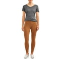 thumbnail image 4 of Time and Tru Women's Full Length Soft Knit Color Jeggings, 4 of 5