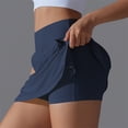 thumbnail image 6 of biudgviw Tennis Skirts for Women Elastic High Waisted Athletic Golf Skorts Stretch Workout Baseball Comfy Skirt with Shorts with Pockets, 6 of 7