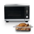 thumbnail image 3 of Ninja Crispi Microwave and Air Fryer with FusionCrisp, 14-in-1, 1000W, 0.9 Cu. Ft., Max Crisp, Roast, Bake, Broil, 8 Microwave Presets, Popcorn, Defrost, and more, MW101 Silver, 3 of 18