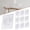 C*10, variant on Adhesive Hooks, Heavy Duty Utility Hooks 20 lb(Max) Waterproof and Oilproof Removable, Clear Seamless Hooks Reusable Wall Hook for Kitchen Bathroom Bedroom Office - 10 Pack