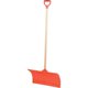 image 1 of Bigfoot 21" Poly Pusher Snow Shovel - Wooden Handle