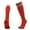 Red2, variant on TIWEKE Striped Adult Knee High Tall Athletic Skater Tube Socks Blue2