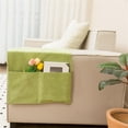 thumbnail image 2 of Sofa Armrest Cover, Non Slip Chenille Lime Green 15.7in x 43.3in Widened Universal Armchair Slipcover, 1 Pack Washable Furniture Protector, for Couches Recliner Chairs to Prevent Stains Wear and Tear, 2 of 8