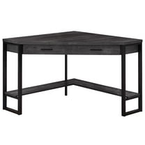 Monarch Specialties Computer Desk, Home Office, Corner, 42"L, Work, Laptop, Black Laminate