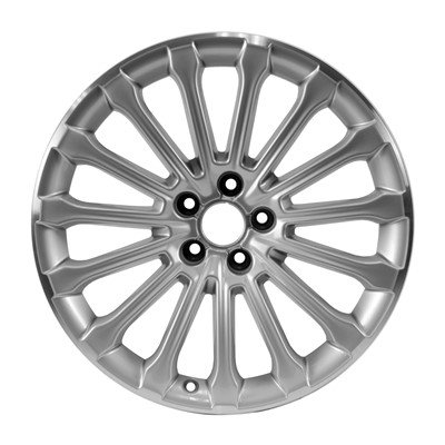 KAI 19 X 9 Reconditioned OEM Aluminum Alloy Wheel, Light Silver Metallic W/Cut Flange, Fits 2011-2018 Audi A8 Quattro