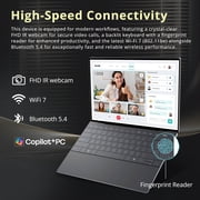 Dell XPS 13.4 3K OLED Touchscreen Laptop, Snapdragon X Elite X1E-80, 16GB RAM, 2TB Storage (1TB SSD+1TB Docking Station Set), Copilot+ PC, Backlit Keyboard, Fingerprint Reader, Win 11 Pro, Graphite