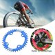 thumbnail image 1 of 104BCD s de juego de de una sola de dientes anchos y estrechos para la mayoría de las piezas de bicicleta de montaña 38T azul Soledad Plato de bicicleta de montaña, 1 of 8