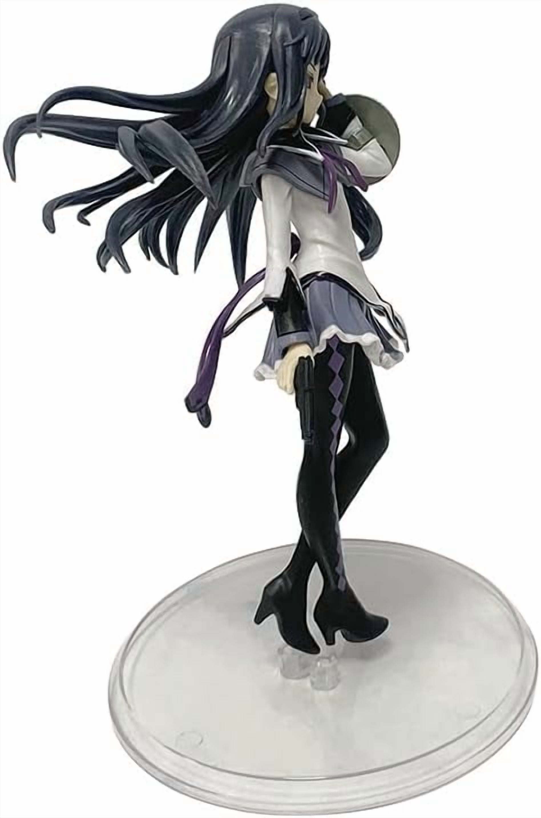 Newly Homura Akemi Figure Standing Holding A Gun Anime Figures 17cm/6.7inch Anime Character Statue Model Desktop Decoration Ornament Gifts