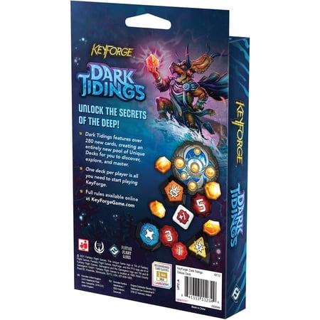 Fantasy Flight Games KeyForge Dark Tidings Deluxe Deck Expansion | Fast-Paced Card Game | Strategy Game for Adults and Teens | Ages 14+ | 2 Players | Average Playtime 45 Minutes | Made