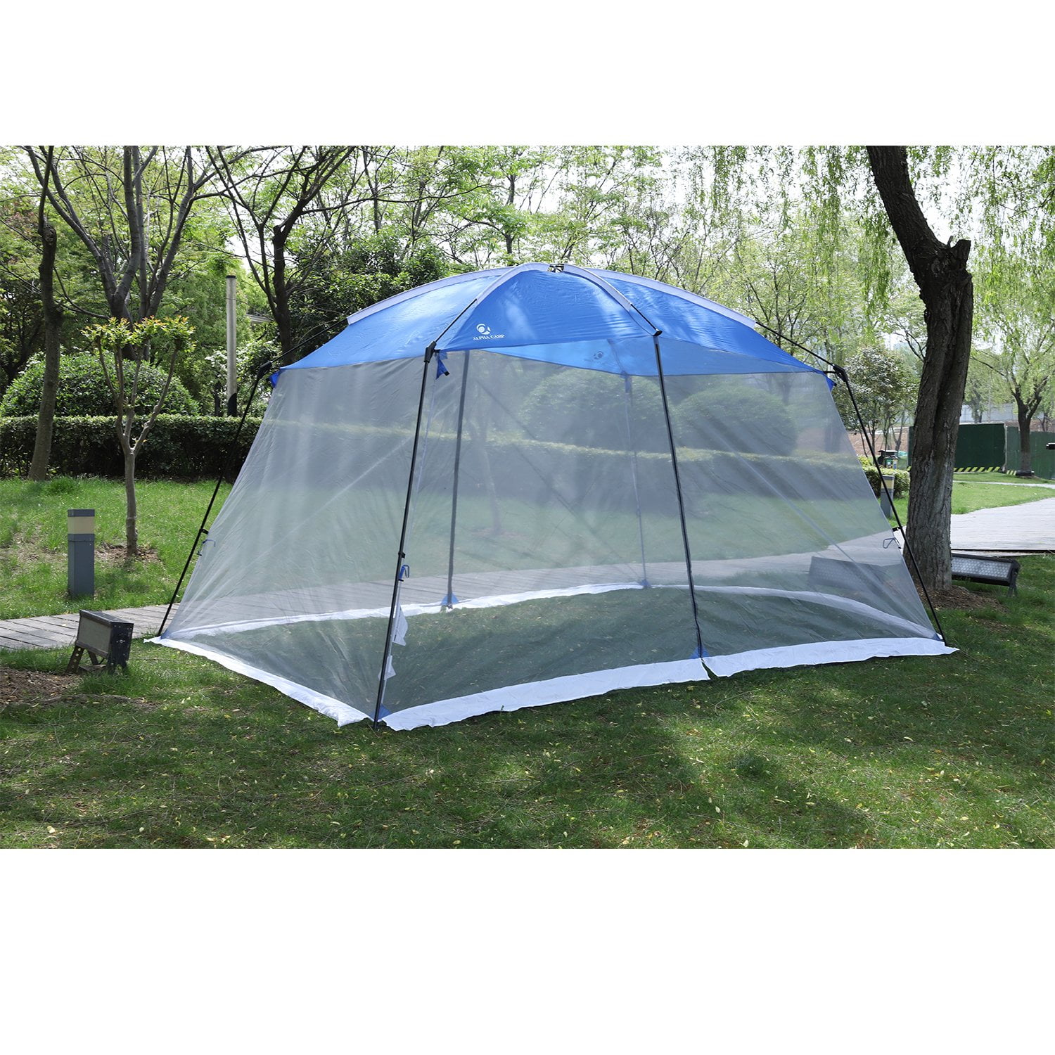 Large Camp Tent Screen Room Outdoor Canopy Shelter Mesh Panel Block Insect 13x9 