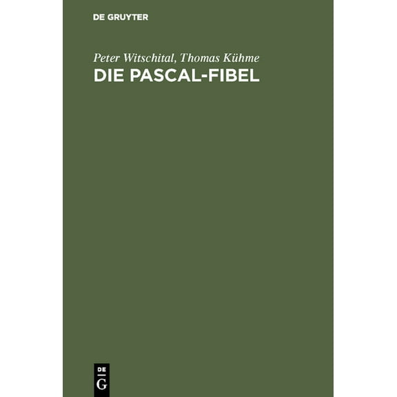 Die PASCAL-Fibel, (Hardcover)
