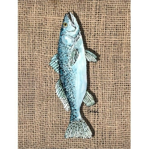 Fish Speckled Trout Flag - Garden Size, 11 x 15 in.