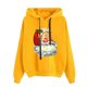 thumbnail image 2 of Vestido Sudadera para mujer Gibobby Sudadera casual con capucha color sólido estampado de Navidad amarillo XL, 2 of 3