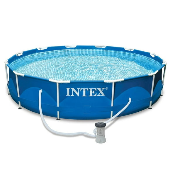 Intex Piscine hors Terre à Cadre Métallique 12 Pieds x 30 Po avec Filtre