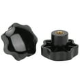 thumbnail image 1 of Thread Clamping Knob, Star Head Clamping Knob Brass Core Anti-corrosion Insulation Plastic Handle With High Performance For Engineer For Machining Center, 1 of 8