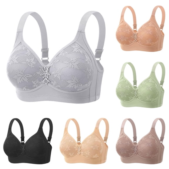 XFeng Front Clip Maternity Nursing Bra Wireless Seamless Comfort Bra