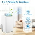 thumbnail image 2 of Aoile 3-In-1 Portable Air Conditioner 92000 BTUs (14,000BTU ASHRAE) Quiet AC Unit with Window Kit, 2 of 8