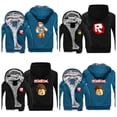 thumbnail image 2 of Game Sudadera gruesa con capucha Virtual World chaqueta con cremallera periférica de animé ropa de moda regalos de cumpleaños, 2 of 5