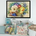 thumbnail image 3 of Designart 'Vintage Still Life Of White and Yellow Flowers' Traditional Framed Art Print, 3 of 4