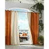 Commonwealth Outdoor Decor Gazebo 50 X 84 Striped Grommet Top Window Panel Orange