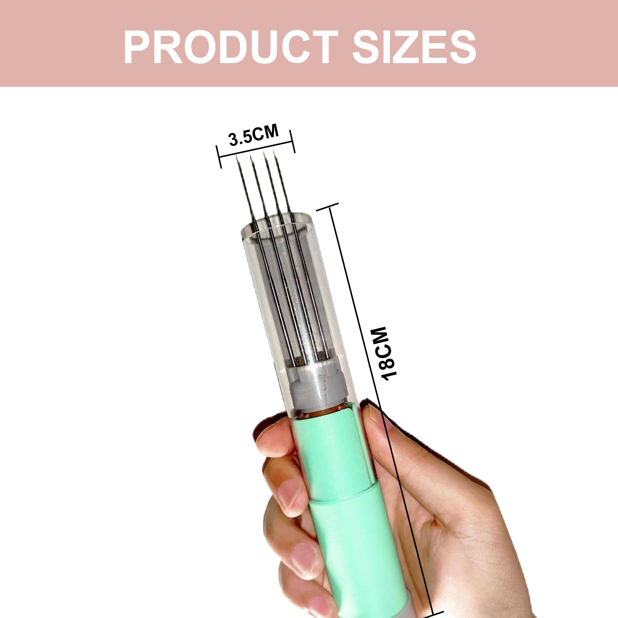 Electric Felting Needle Machine Kit, Wool Felting Tool,1-7 Needles Speed Adjustable, Easy to Change Needle, Stroke 2cm, Transparent Shell, for DIY Wool Painting, Felted Craft Wor