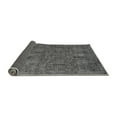 thumbnail image 2 of Ahgly Company Indoor Round Abstract Gray Modern Area Rugs, 3' Round, 2 of 4