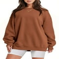 thumbnail image 1 of Sweats Surdimensionnés à Manches Longues pour Femmes, 1 of 6