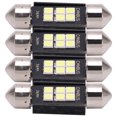 thumbnail image 1 of 4pcs 1.4in LED Bulbs 330LM 6000K for License Plate Light Ceiling Dashboard Side Door Courtesy Lamp, 1 of 11