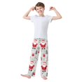 thumbnail image 2 of FORMRS Boys Pajama Pants with Pockets Size 9-10Y Kids Lounge Sleep Bottoms, Gray Christmas Santa, 2 of 8