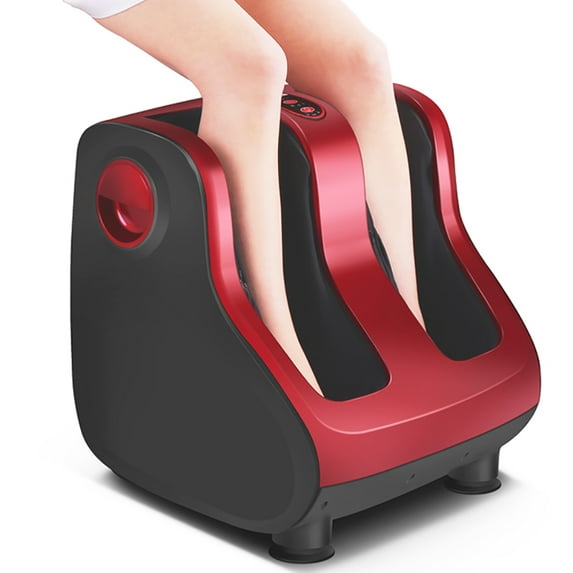 iMeshbean Shiatsu Heated Foot and Calf Massager Machine Kneading Rolling Massager Relaxation