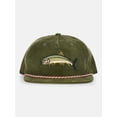 thumbnail image 2 of George Men's Fishy Fellow Cotton Snapback Hat, Green, 2 of 5