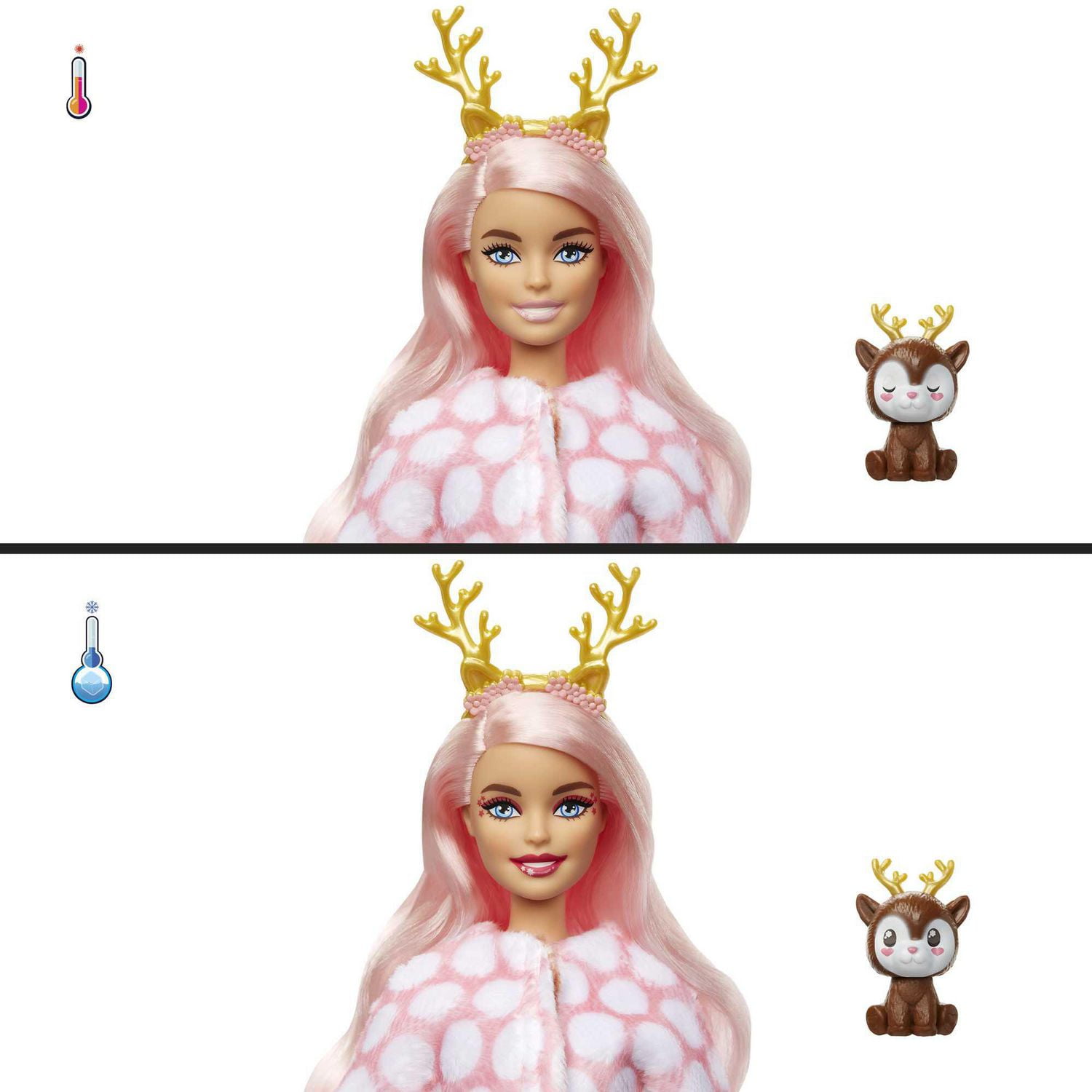 Barbie Dolls | Cutie Reveal Doll | Snowflake Sparkle Deer | Kids Toys