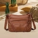 thumbnail image 5 of Hombr Mujer Bolso de Hombro Señoras Bag Viajes de marrón Colcomx Bolsas de mensajero de mujeres PU, 5 of 7