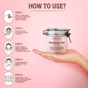 Majestic Pure Himalayan Clay Mud Mask for Face and Body - Exfoliating and Facial Acne Fighting Mask - Reduces Appearance of Pores, 10 oz