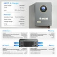 thumbnail image 2 of RVPOZWER 5KW Solar Hybrid Inverter 48V DC-120V/220V AC Split Phase Off-Grid Pure Sine, 2 of 12
