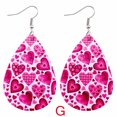 thumbnail image 1 of HOARBOEG Boucles d'Oreilles de la Saint-Valentin Cœur Lèvres Rouges Boucles d'Oreilles Imprimées Double Face Bijoux de la Fête des Mères, 1 of 2