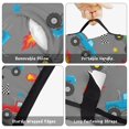 thumbnail image 6 of Monster Cartoon Truck Gray Pattern Teens Toddler Nap Mat with Pillow, Sleeping Mat Bag for Preschool Daycare 59"x22", 6 of 6