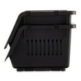 Pen and Gear Stackable Storage Bins, Black, 2 Count