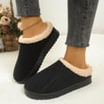 thumbnail image 2 of Leozcaa Women's Slippers Fuzzy Cozy Short Ankle Shoes Indoor and Outdoor Mules Warm House Slippers, 2 of 8