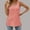 Pink, variant on ALLLIST Ladies Tops Red Casual Square Neckline Sleeveless Solid Tank Tops Women Tank Tops XL