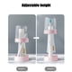 thumbnail image 4 of Soporte para cepillo de dientes con altura ajustable | Soporte para cepillos y tapa para vaso de enjuague bucal para baño | Organizador plástico que ahorra espacio | Sostiene pasta dental o cepillo, 4 of 8