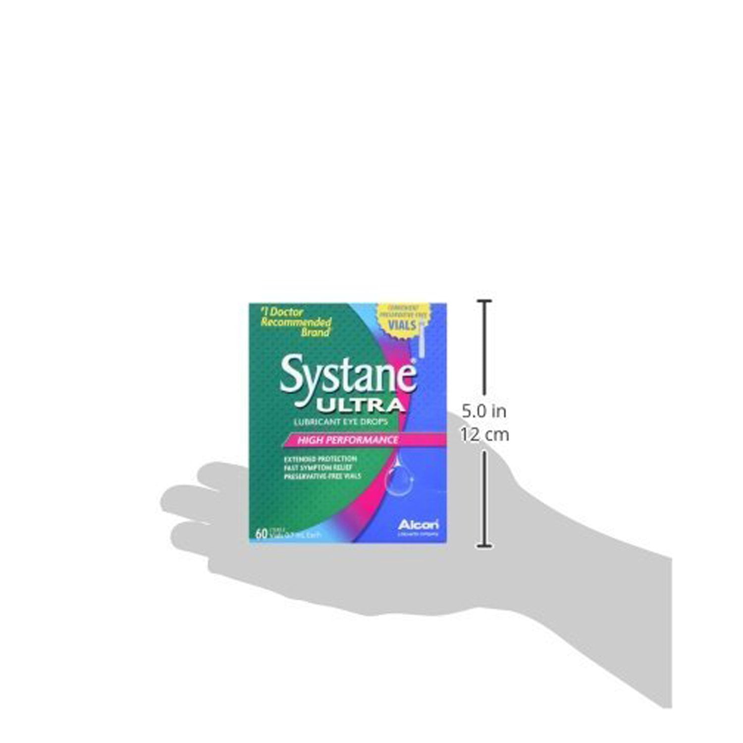 Systane Ultra Lubricant Eye Drops, 60 Vials, 0.7-mL Each