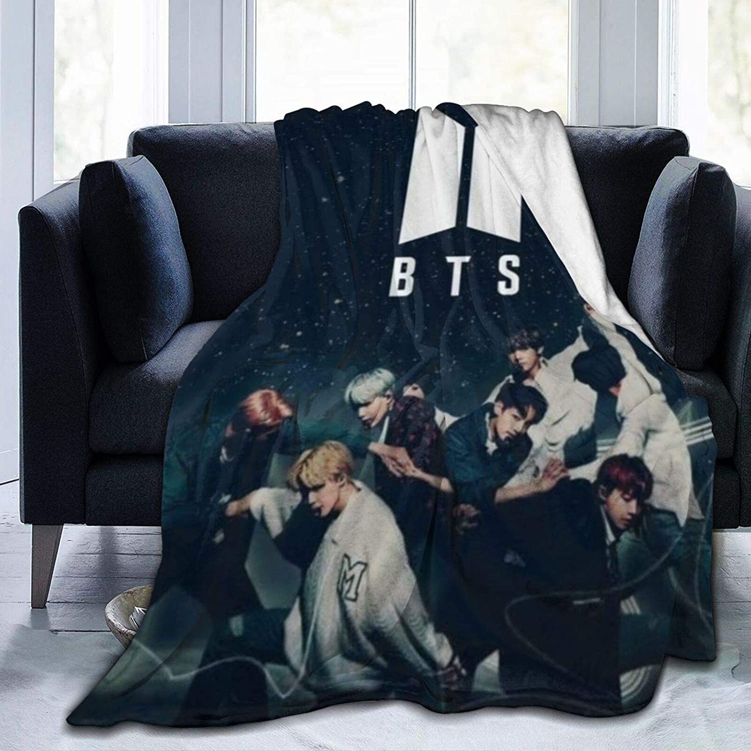 BTS Blanket UltraSoft Micro Fleece Blanket Throw Decor Perfect for