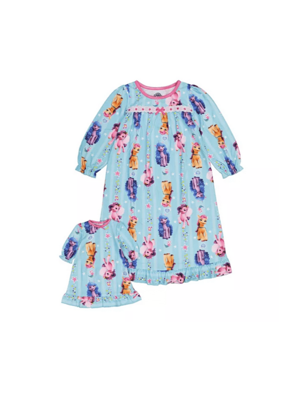 Matching Girl And Doll Nightgown Set